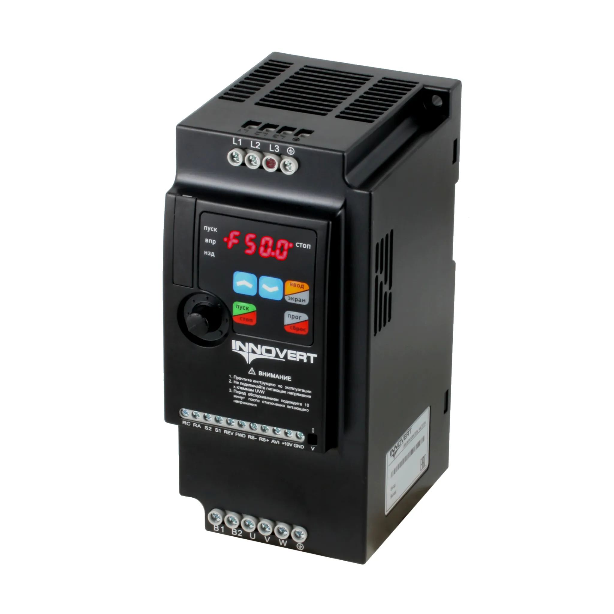 (3,0 кВтx380 В) Преобразователь INNOVERT ISD302M43E mini PLUS, выходной ток 6.8 А