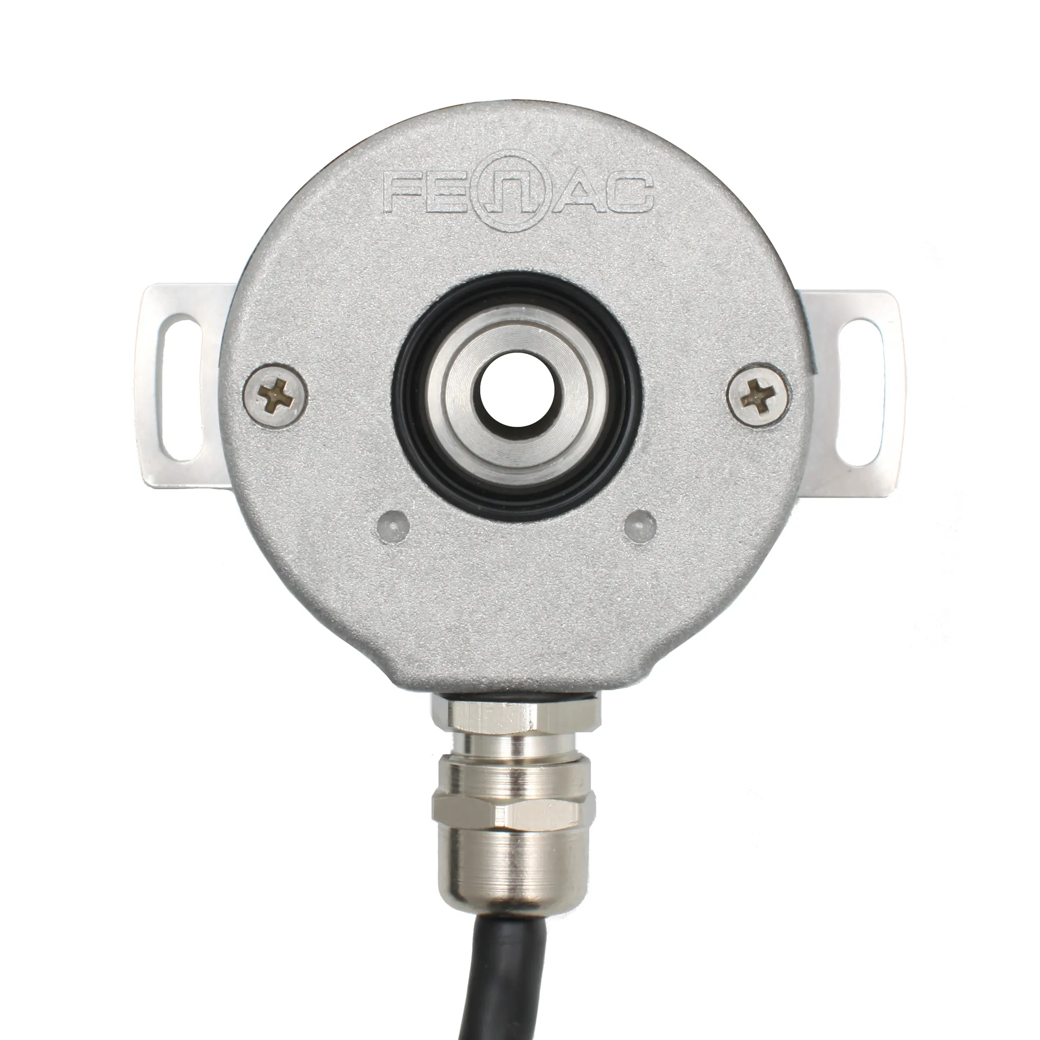 Инкрементальный программируемый энкодер D=50мм, полый вал 8мм, 3000 имп/об, 5…30VDC, выход TTL/HTL с инверсией, IP54