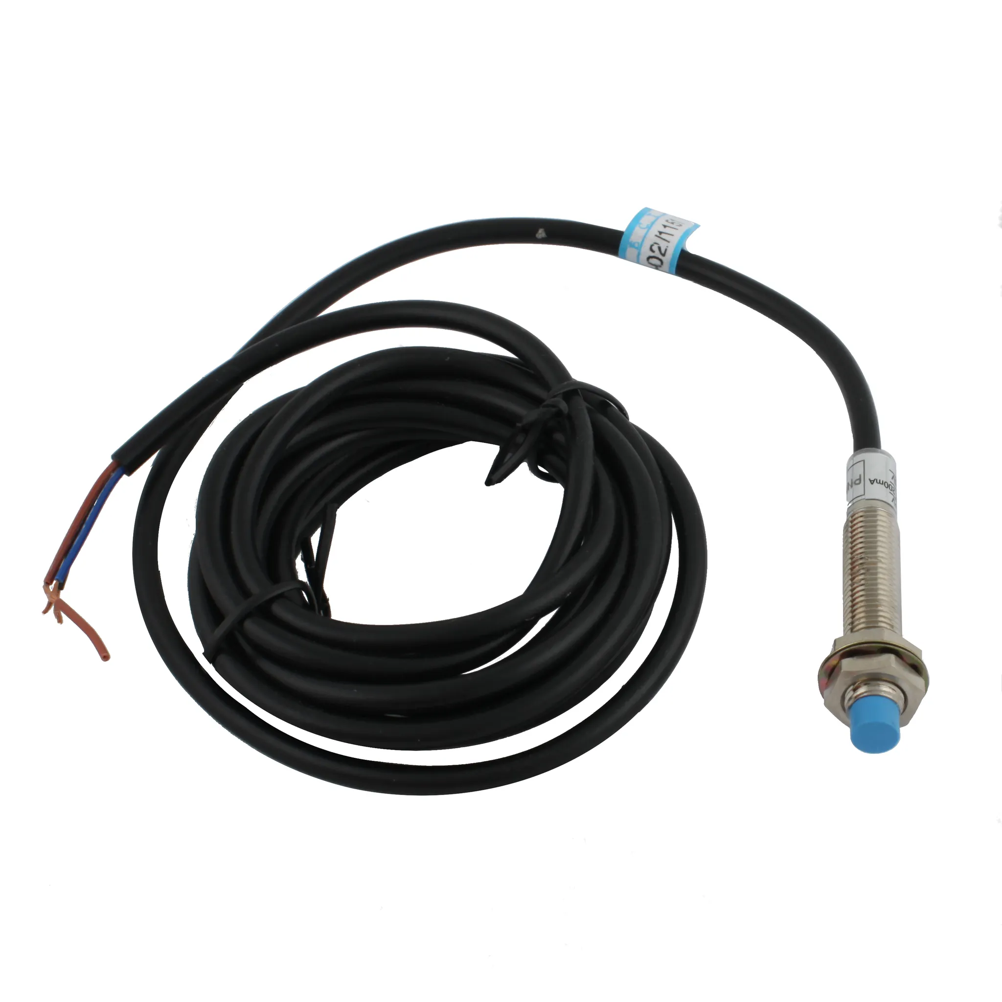 INNOCONT Индуктивный датчик, M8x1, L=49 мм, неэкранированный, зона срабатывания 2 мм, -25 +60 С, 12…24 VDC, IP65, выход: PNP NO, макс. ток 200 мА, кабель 2 м SL-8P2C