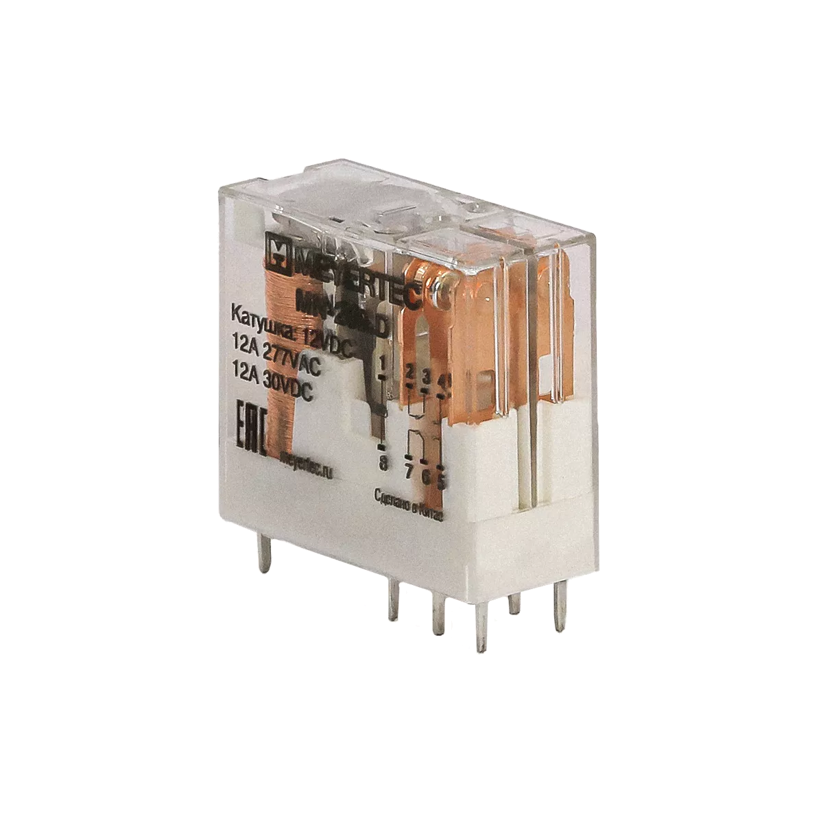 Промежуточные реле MEYERTEC серии MN (2-контактные)