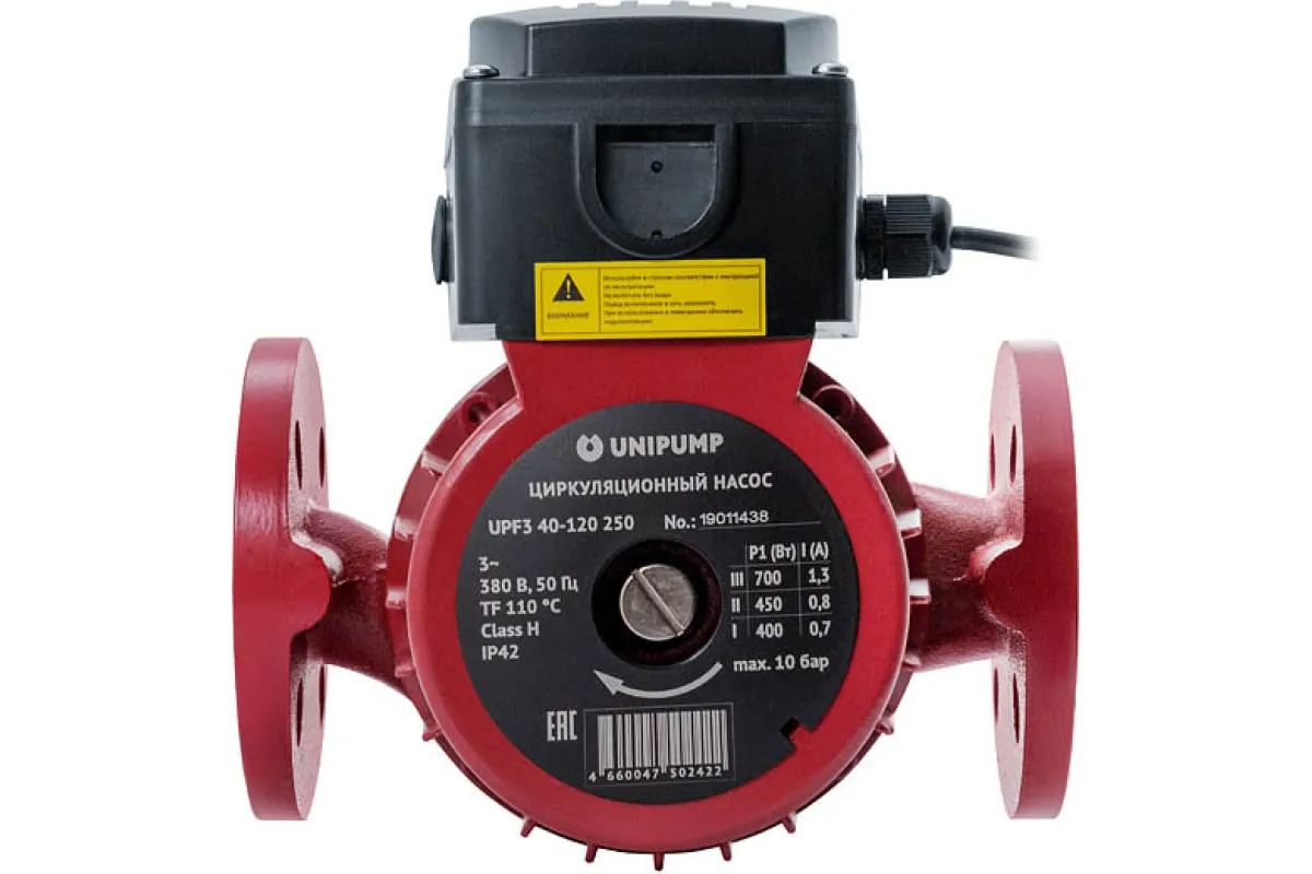 Циркуляционный насос UNIPUMP UPF3 40-120 250
