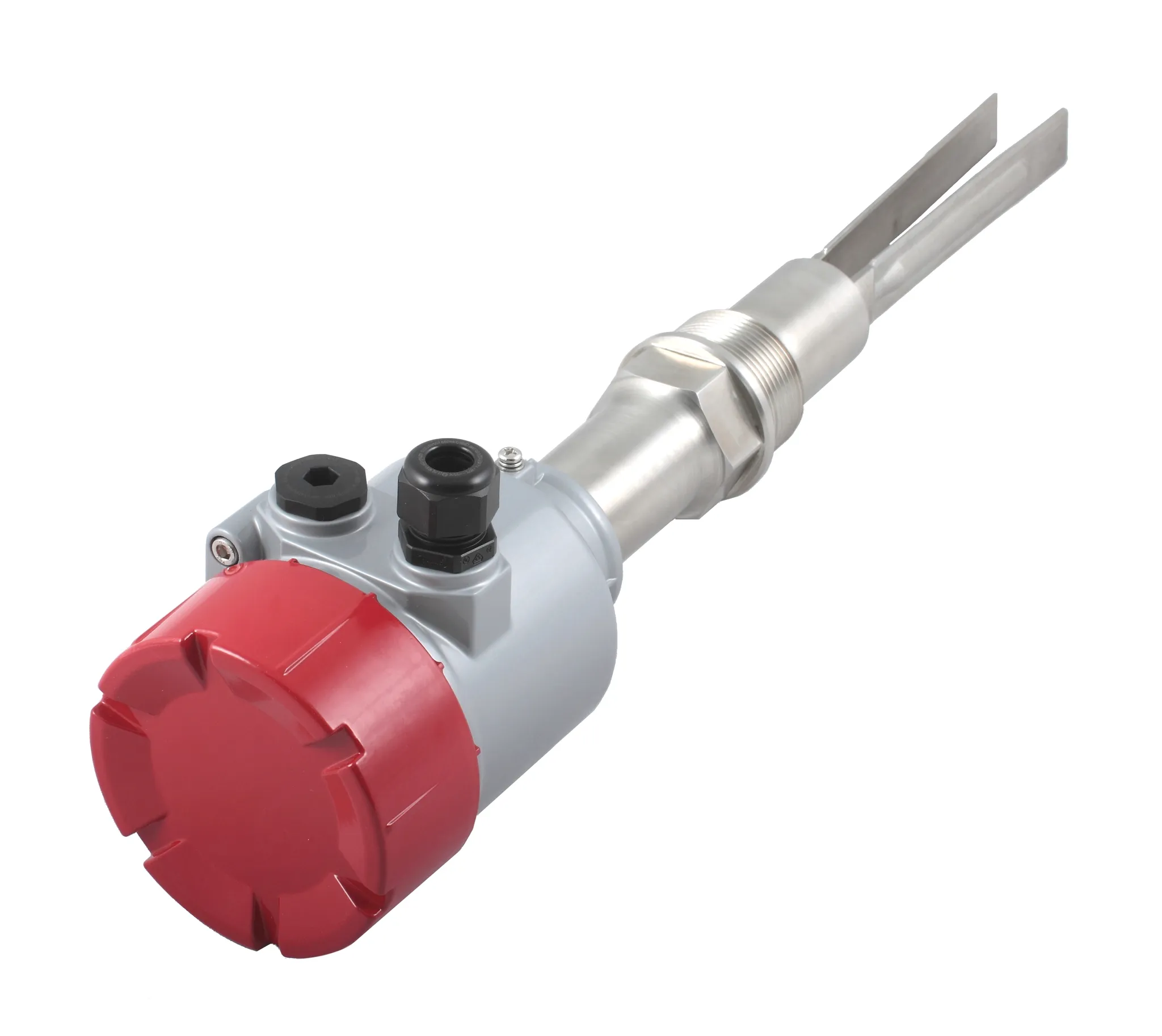 Вибрационный датчик предельного уровня сыпучих материалов в алюм. корпусе, -40 +150 С, Pmax=10 bar, 22-265 VAC - 20-46 VDC, IP 67, чувств. от 10 г/л, соединение- резьба G 1 1/2", нерж. сталь 304, удлинение 600 мм, нерж. сталь 304, выход- реле DPDT