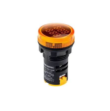 Индикатор тока и напряжения, желтый