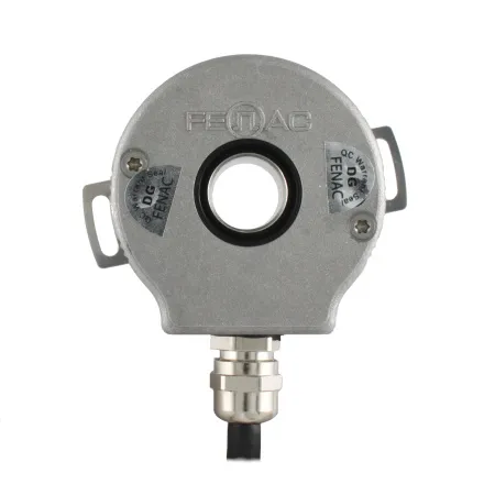 Инкрементальный программируемый энкодер D=58мм, полый вал 15мм, 3000 имп/об, 5…30VDC, выход TTL/HTL с инверсией, IP6