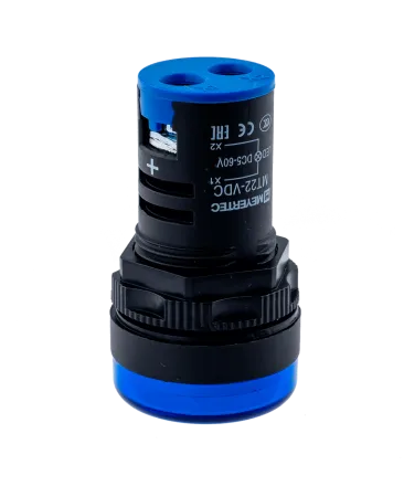 Индикатор напряжения, 5-60V DC, синий