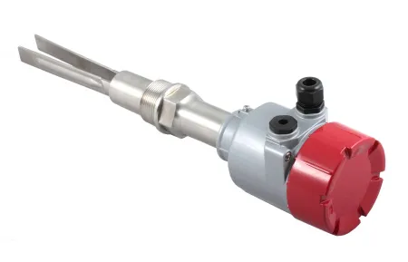 Вибрационный датчик предельного уровня сыпучих материалов в алюм. корпусе, -40 +150 С, Pmax=10 bar, 22-265 VAC - 20-46 VDC, IP 67, чувств. от 10 г/л, соединение- резьба G 1 1/2", нерж. сталь 304, удлинение 1300 мм, нерж. сталь 304, выход- реле DPDT