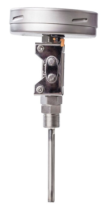 Термометры биметаллические коррозионностойкие ТБф-221 IP65 с возможностью гидрозаполнения (Диаметр: 100 мм, 160 мм)