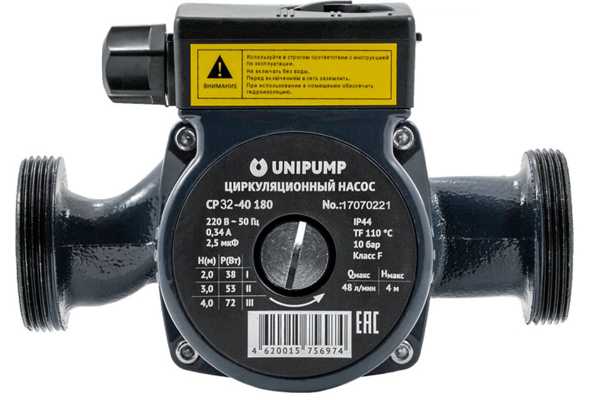 Циркуляционный насос UNIPUMP CP 32-40 180