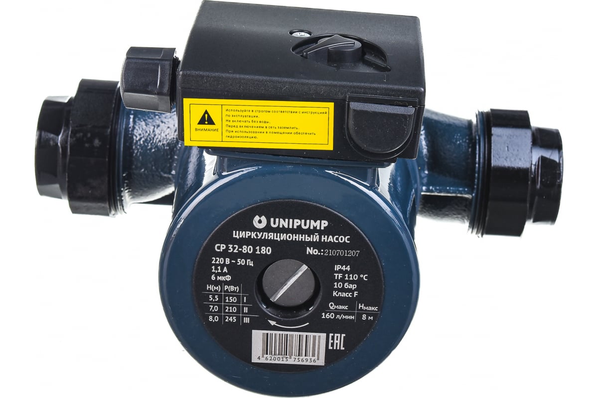 Циркуляционный насос UNIPUMP CP 32-80 180